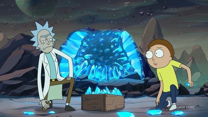 Rick & Morty POP! Animation Rick with Crystals 9 cm PRE-ORDER 9-2021