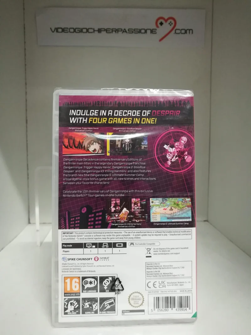 Danganronpa Decadence Nintendo Switch Edizione Europea