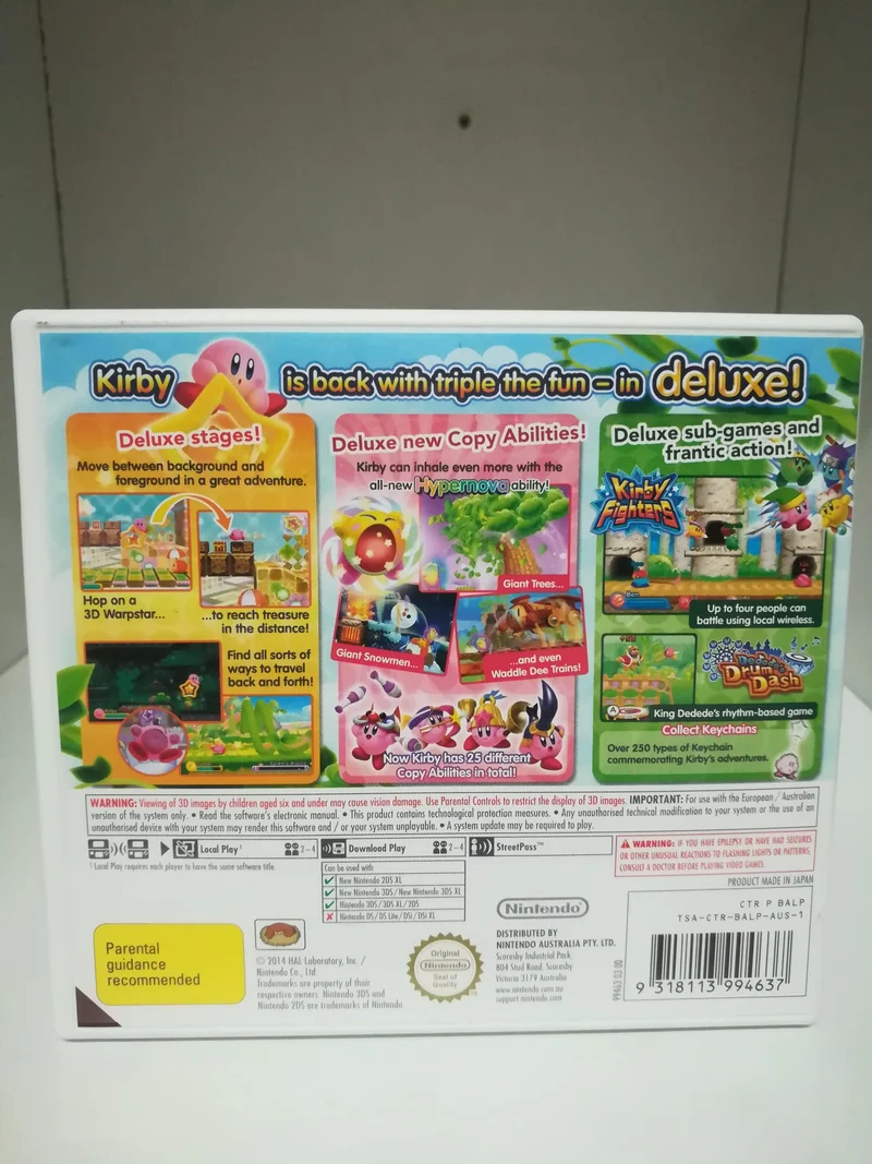KIRBY TRIPLE DELUXE NINTENDO 3DS O 2DS