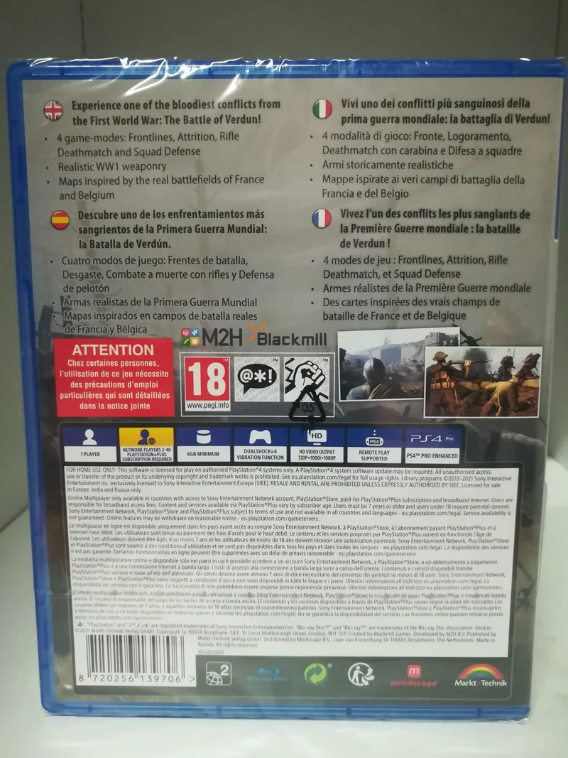 WW I VERDUN PS4 (versione europea)