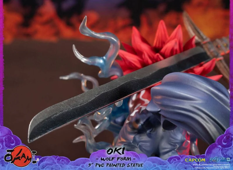 Okami FIGURE Oki (Wolf Form) 21 cm - FIRST 4 FIGURES -