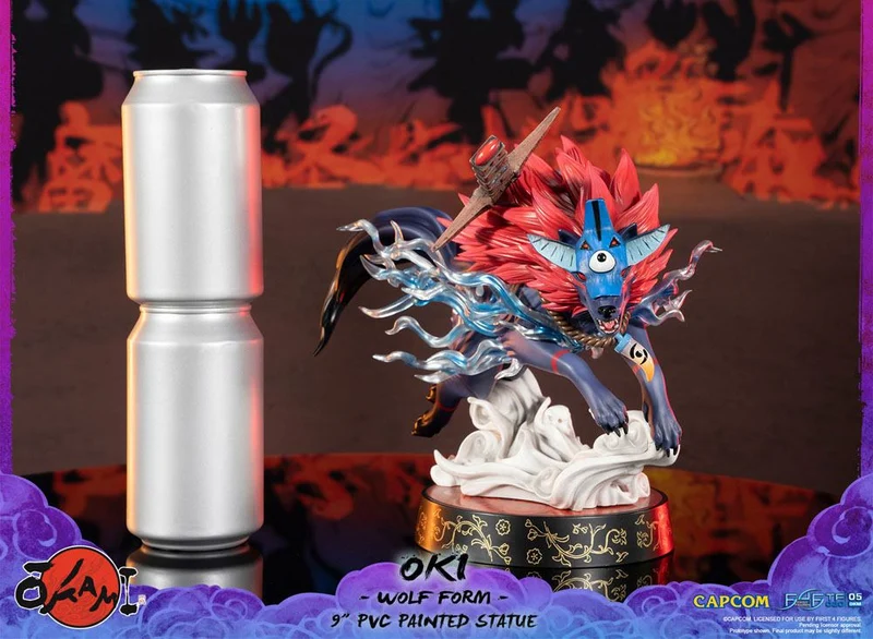Okami FIGURE Oki (Wolf Form) 21 cm - FIRST 4 FIGURES -