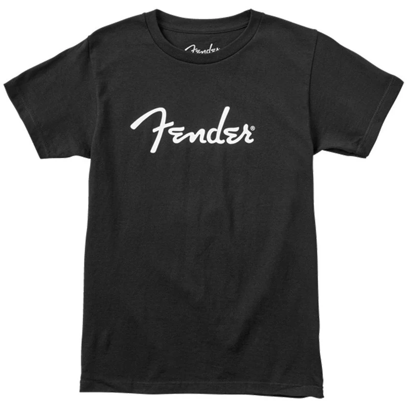 Fender Spaghetti Logo T-Shirt (Black Small)