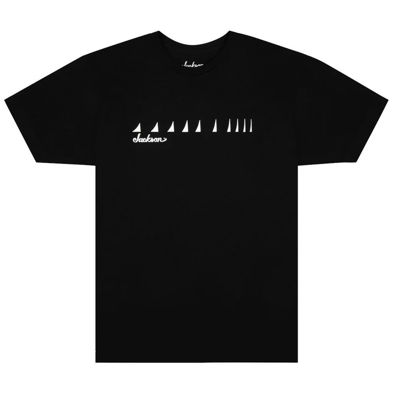Jackson Shark Fin Neck T-Shirt (Black) Medium