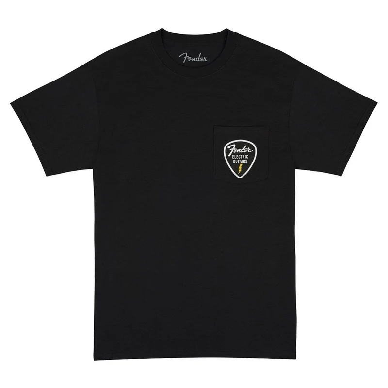 Fender Pick Patch Pocket Tee (Black) Small