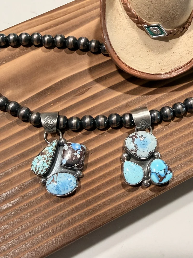 Golden Hills 3 Stone Pendant