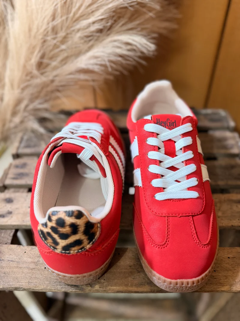 Corkys Red Head Up Shoes