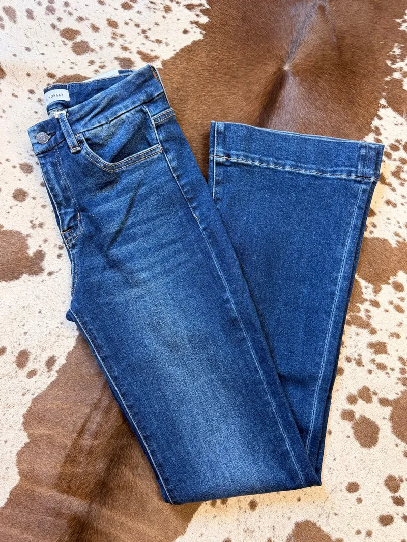 Flying Monkey Wide Hem Flare Jeans