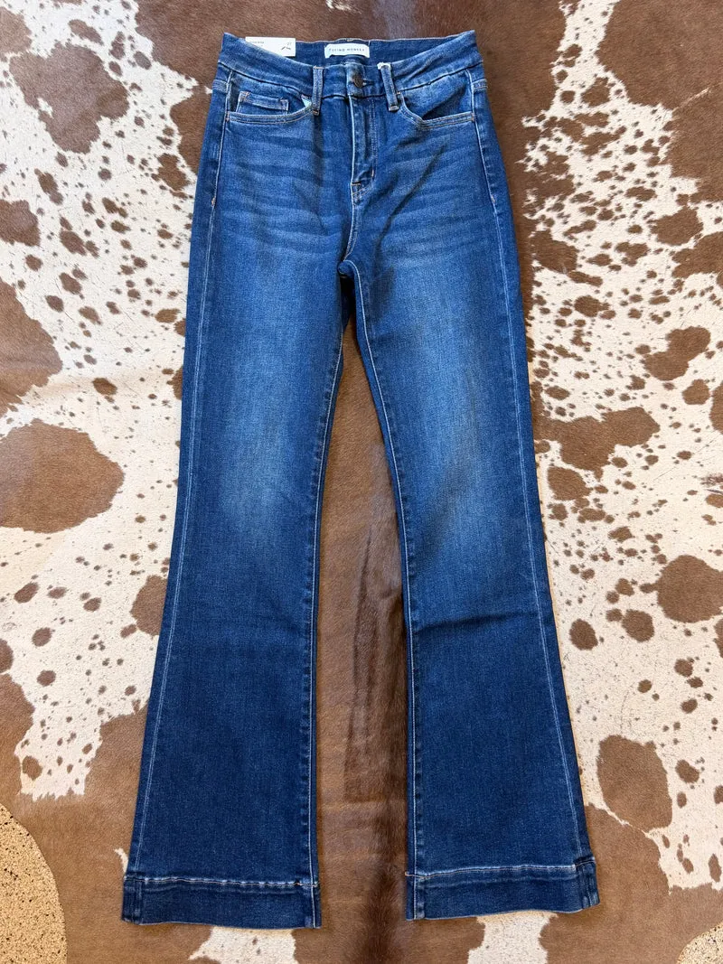 Flying Monkey Wide Hem Flare Jeans