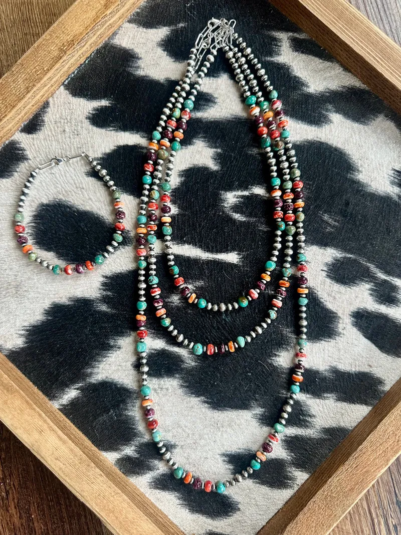 Confetti Sterling Pearl Necklaces