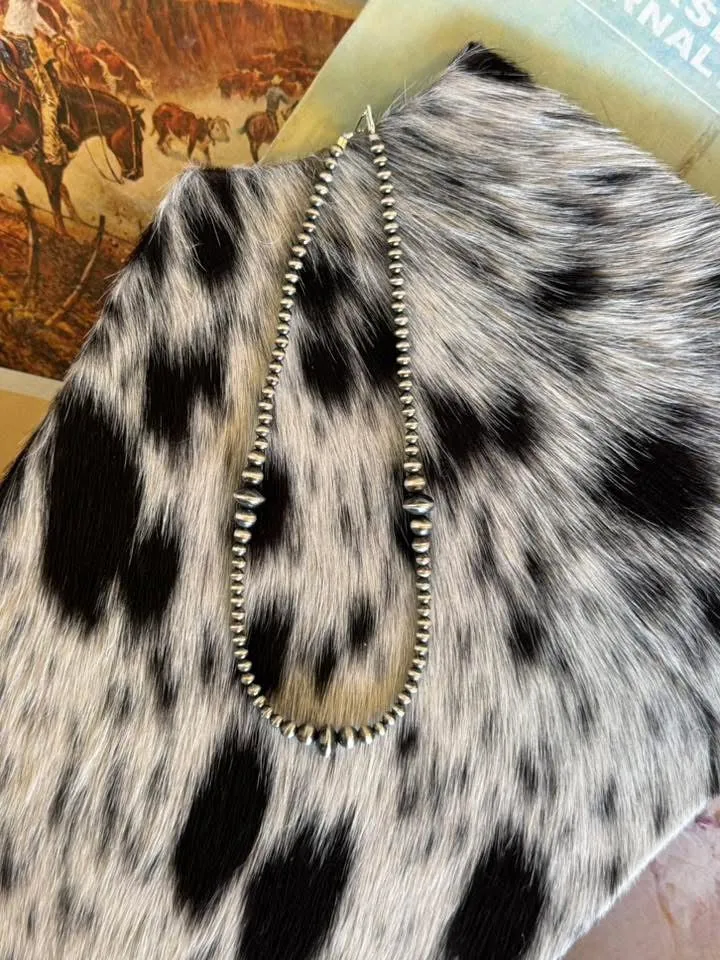 Multi Sterling Pearl Necklace with Saucers