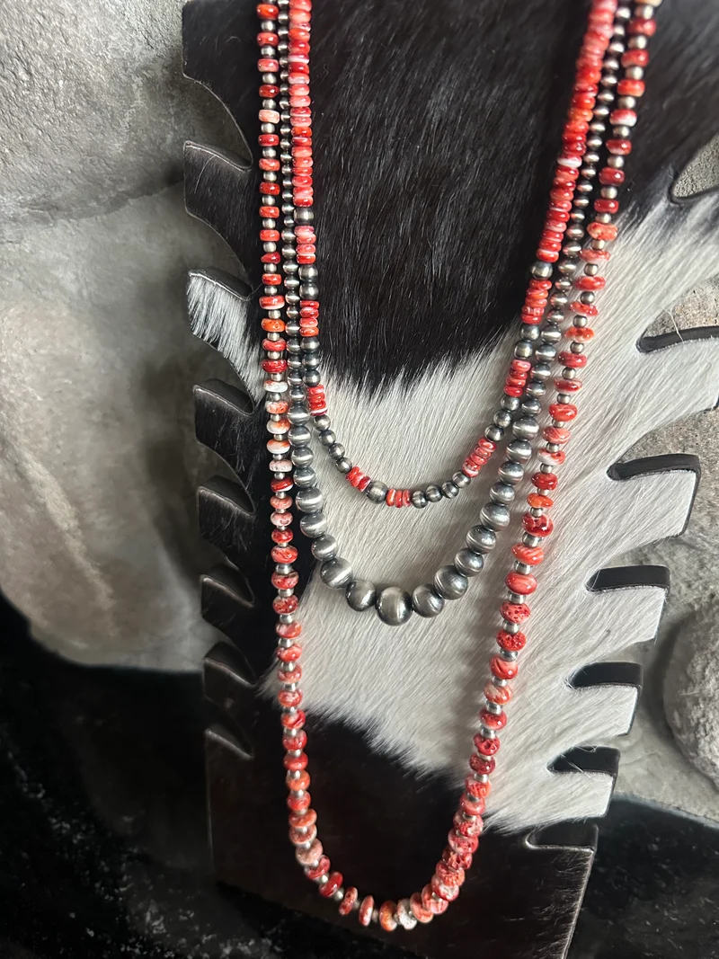 Graduated Sterling Pearl Necklaces