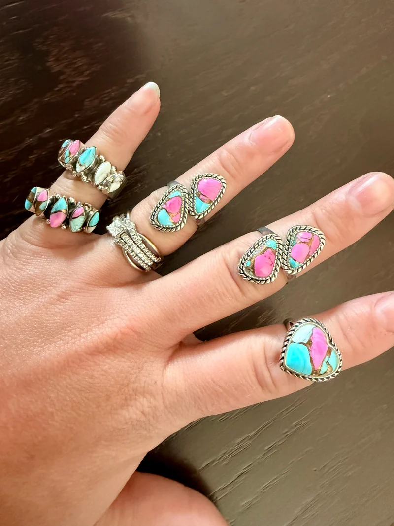 Cotton Candy Rings
