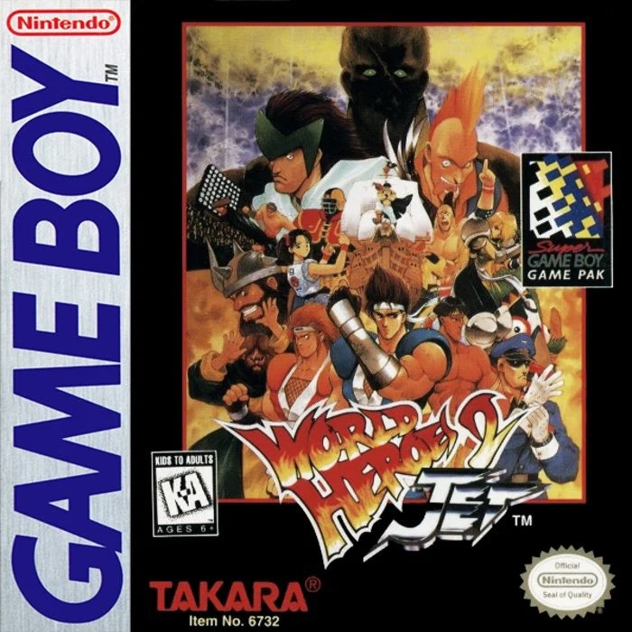 World Heroes 2 Jet - Nintendo Game Boy