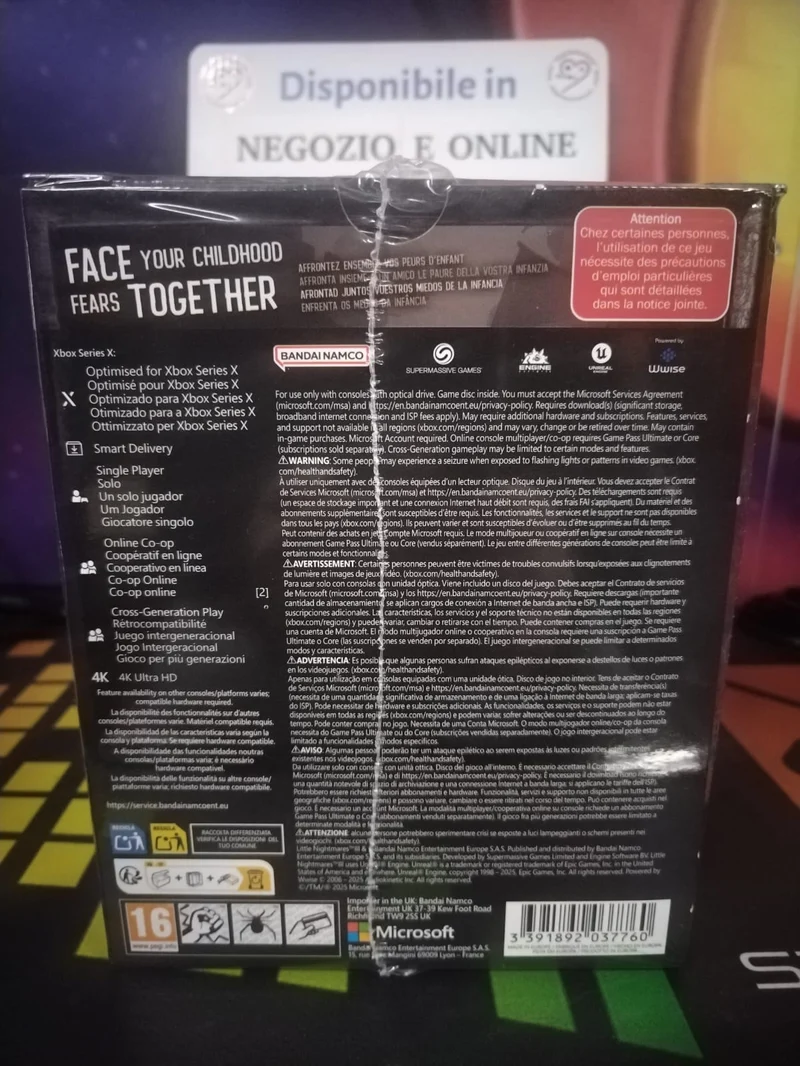 Little Nightmares III Mirror Edition Xbox Series X - Xbox One Versione Europea