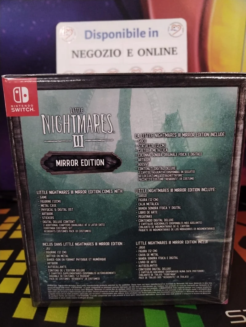 Little Nightmares III Mirror Edition - Nintendo Switch Versione Europea