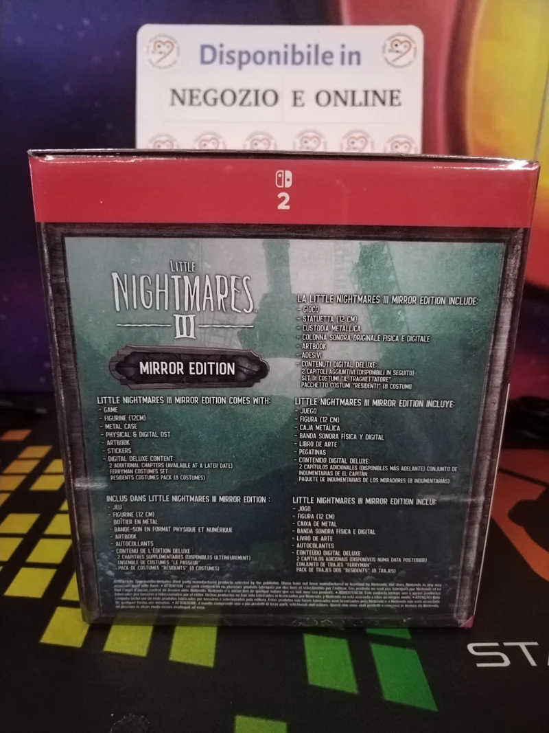 Little Nightmares 3 - Mirror Edition - Nintendo Switch 2 Versione Europea