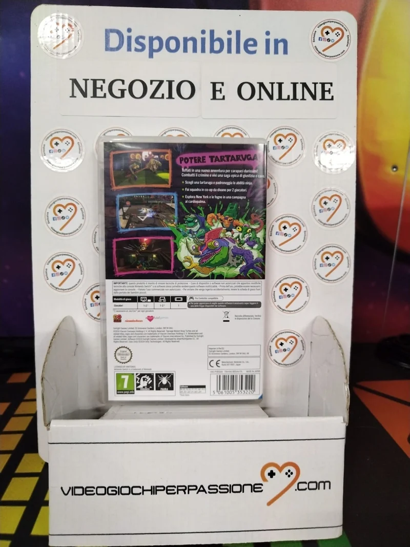 Teenage Mutant Ninja Turtles Mutants Unleashed Nintendo Switch (usato garantito)(versione ita.)