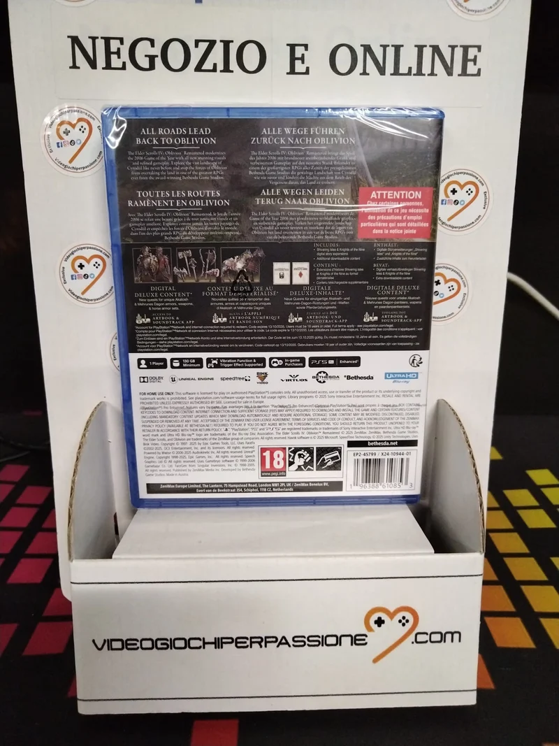 The Elder Scrolls IV: Oblivion Remastered Deluxe Edition PlayStation 5 Edizione Europea (Edizione Fisica)