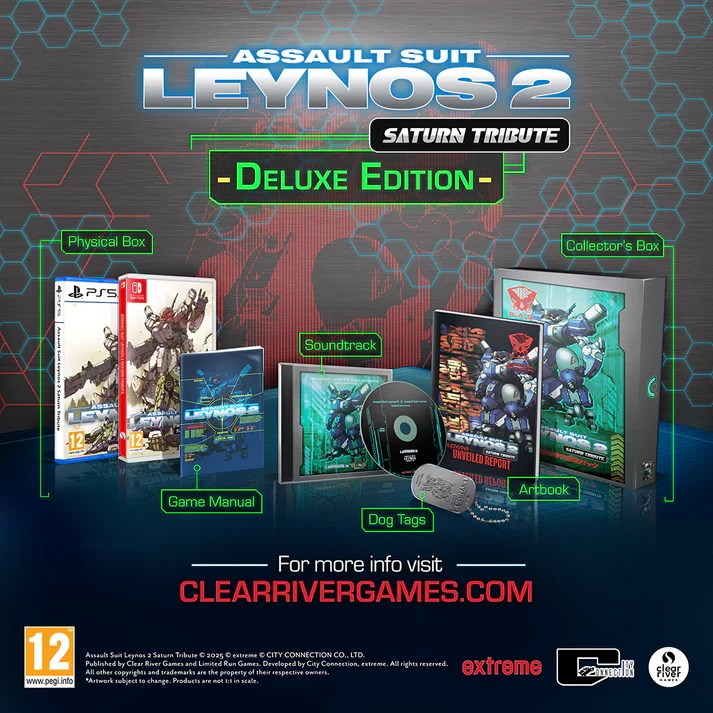 Assault Suit Leynos 2 Saturn Tribute Limited Deluxe Edition Nintendo Switch