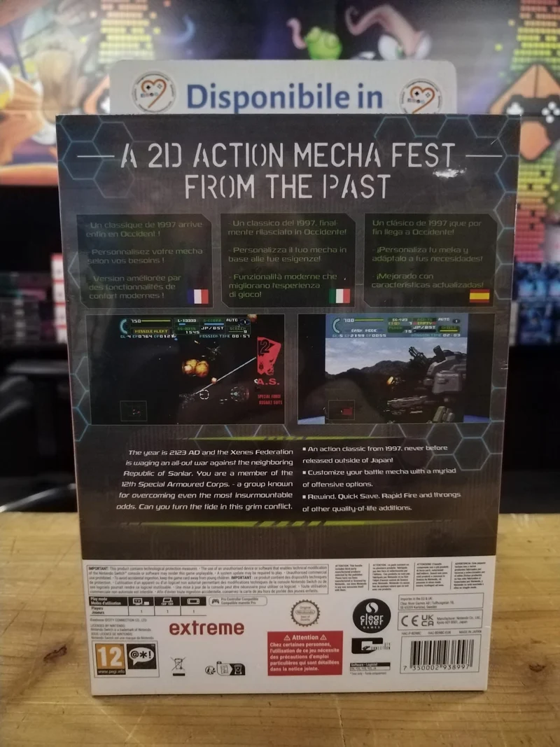 Assault Suit Leynos 2 Saturn Tribute Limited Deluxe Edition Nintendo Switch