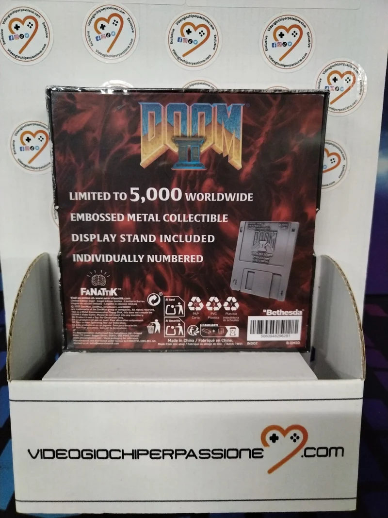 Doom II - Floppy Disk in metallo, edizione limitata - FaNaTtik
