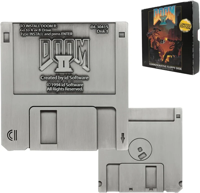 Doom II - Floppy Disk in metallo, edizione limitata - FaNaTtik