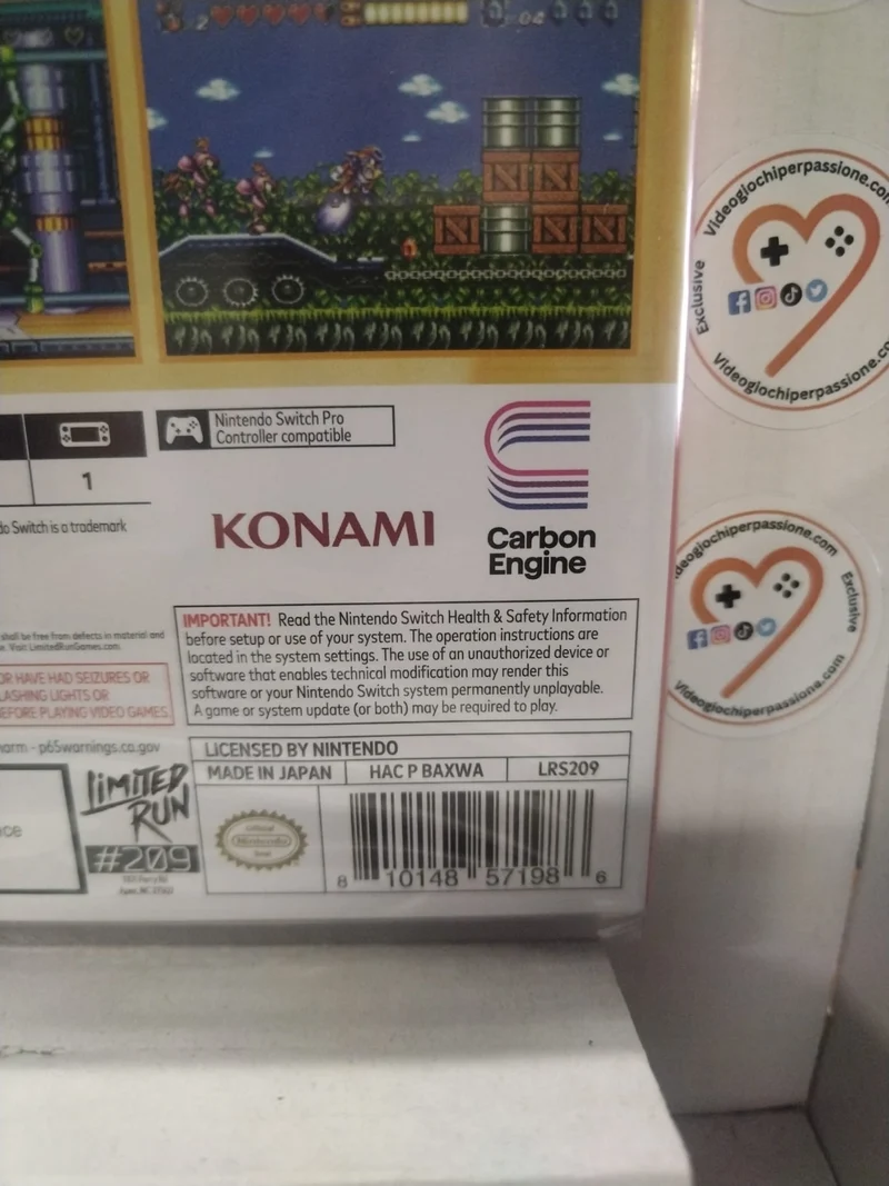 Rocket Knight Adventures Re:Sparked - Nintendo Switch - Limited Run #209