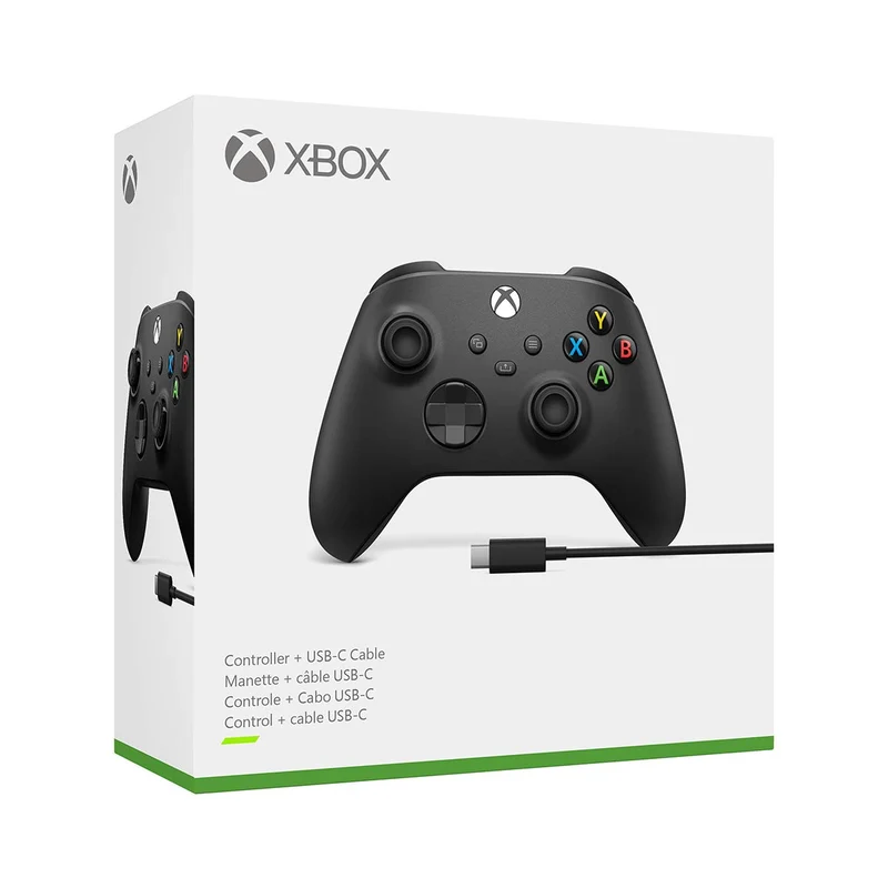 XBox Series Official Wireless Controller with Bluetooth + USB-C Cable for Windows + 3 Months Local Warranty