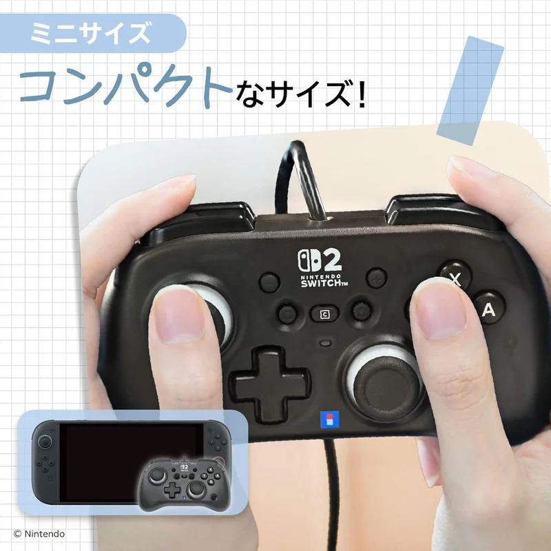 HORI Wired Horipad Turbo Mini for Nintendo Switch 2