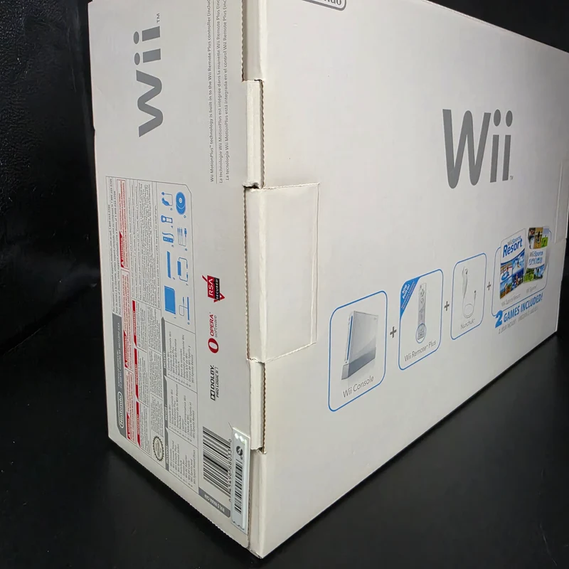 Nintendo Wii White Console – Wii Sports & Wii Sports Resort Bundle – [Factory Sealed]