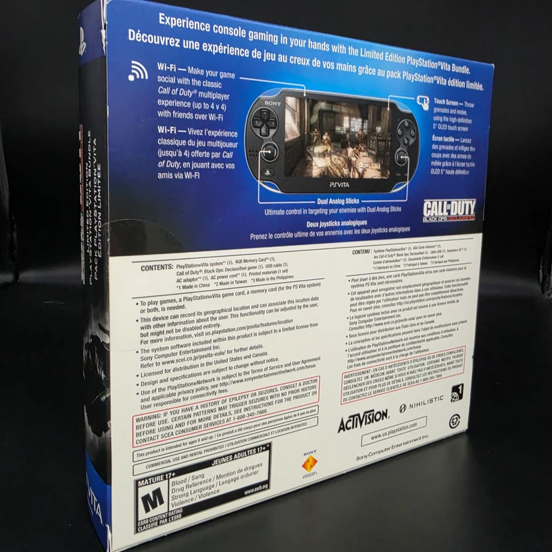 PlayStation Vita (PCH-1001) – Call of Duty Black Ops: Declassified Limited Edition Bundle [Factory Sealed]