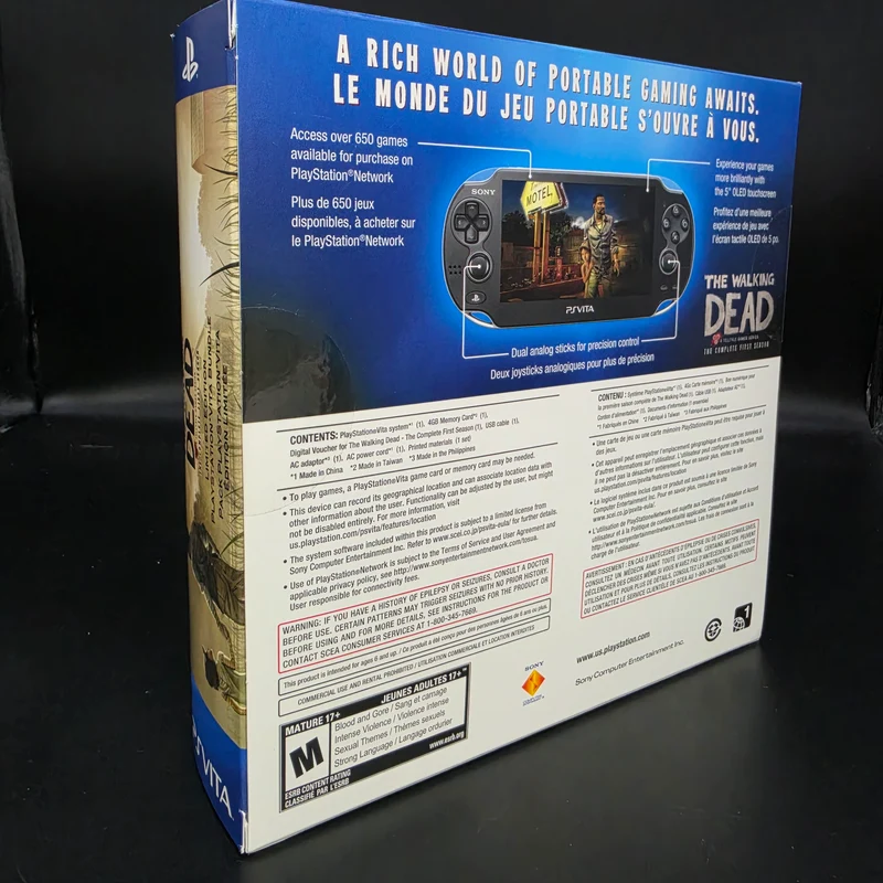 PlayStation Vita (PCH-1001) – The Walking Dead Limited Edition Bundle [Factory Sealed]