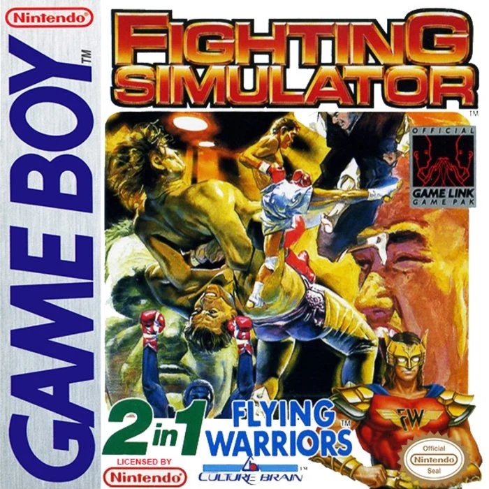 2 In 1 Flying Warriors / Fighting Simulator - Nintendo Game Boy