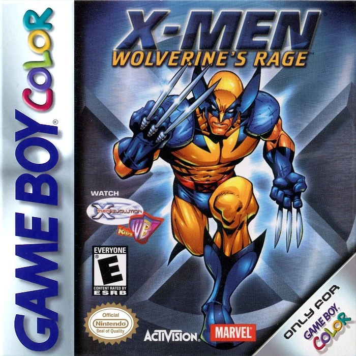 X-men Wolverines Rage - Nintendo Game Boy Color