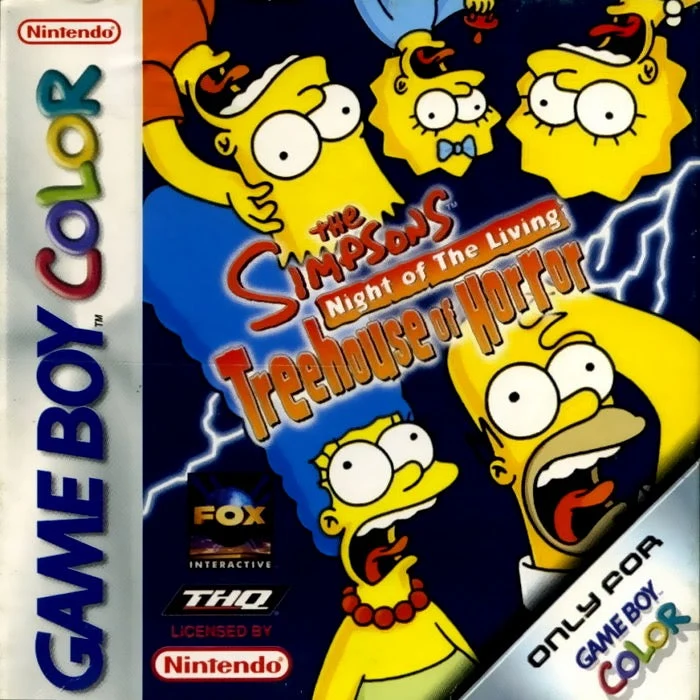The Simpsons Night of the Living Treehouse of Horror - Nintendo Game Boy Color
