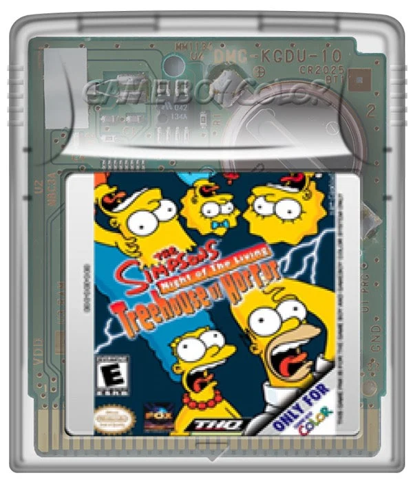 The Simpsons Night of the Living Treehouse of Horror - Nintendo Game Boy Color
