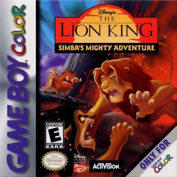 The Lion King Simbas Mighty Adventure - Nintendo Game Boy Color