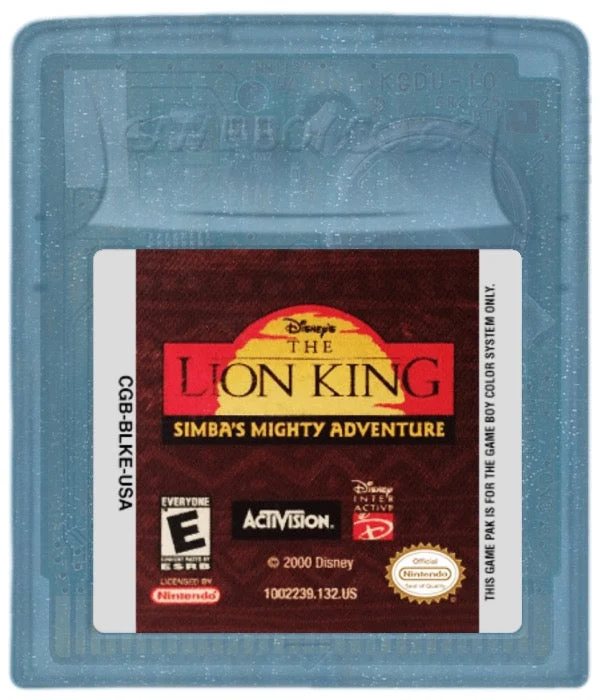 The Lion King Simbas Mighty Adventure - Nintendo Game Boy Color