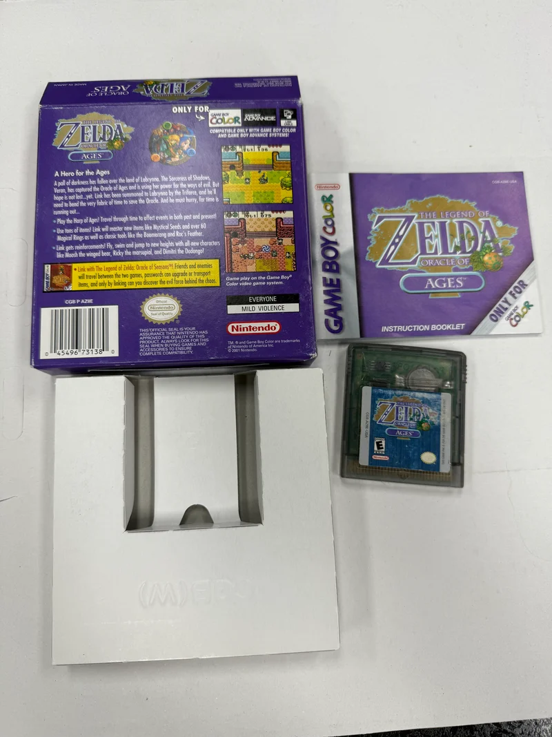 The Legend of Zelda Oracle of Ages - Nintendo Game Boy Color