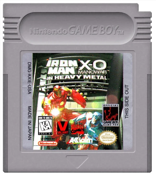 Iron Man X-O Manowar in Heavy Metal - Nintendo Game Boy