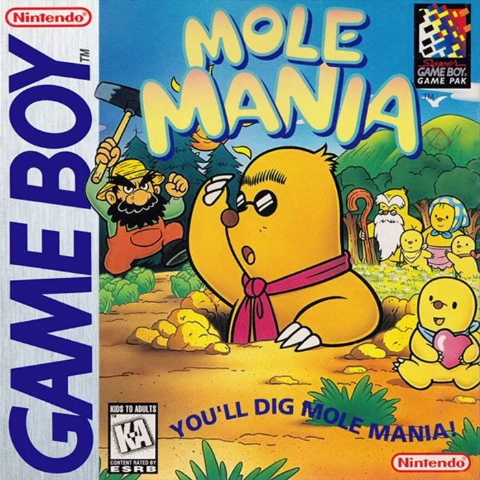 Mole Mania - Nintendo Game Boy