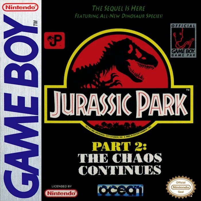 Jurassic Park 2 The Chaos Continues - Nintendo Game Boy
