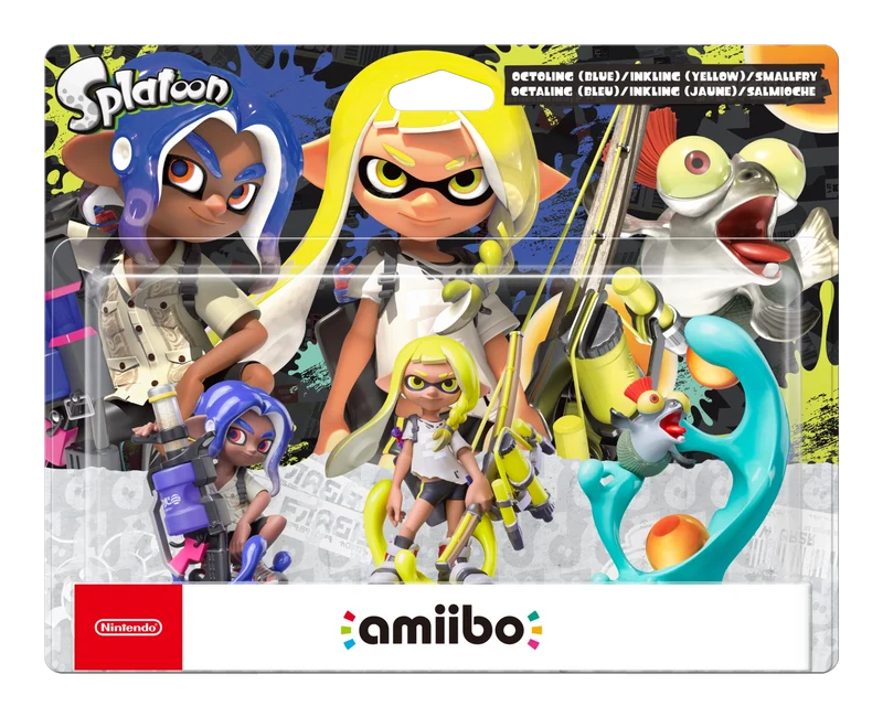 Splatoon 3 Pack (Octoling, Inkline, Smallfy)- Nintendo Amiibo