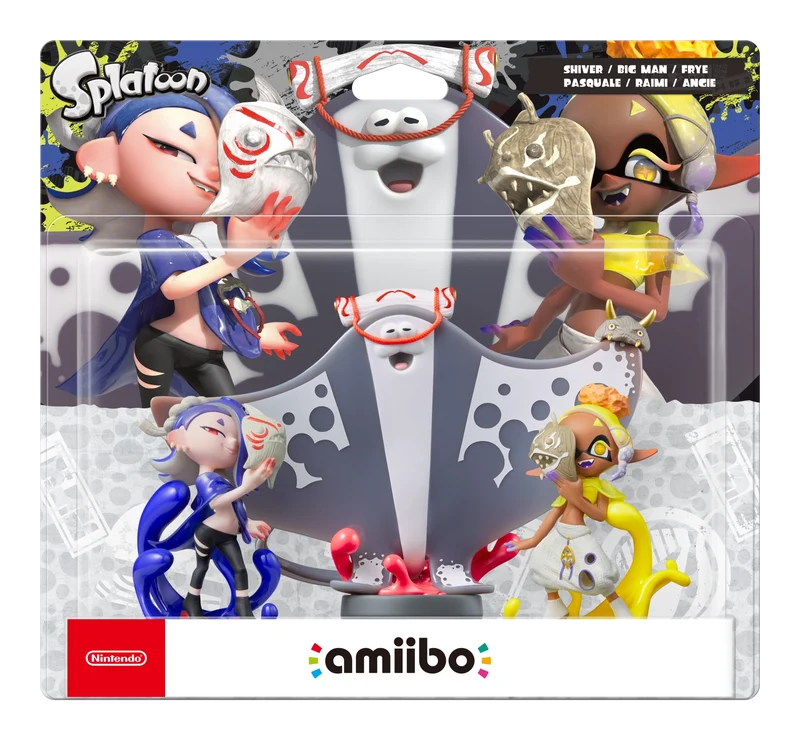 Splatoon 3 Triple Pack: Shiver, Big Man and Frye - Nintendo Amiibo