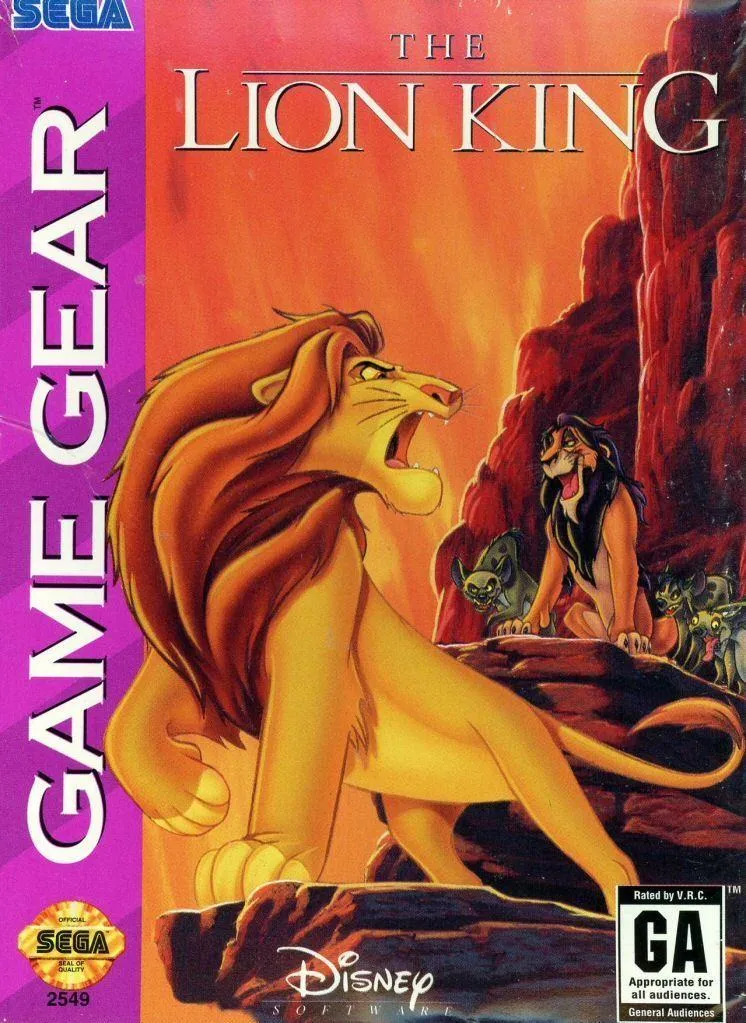 The Lion King - Sega Game Gear