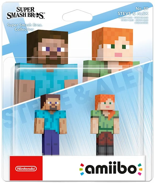 Amiibo Steve e Alex - Super Smash Bros. Ultimate