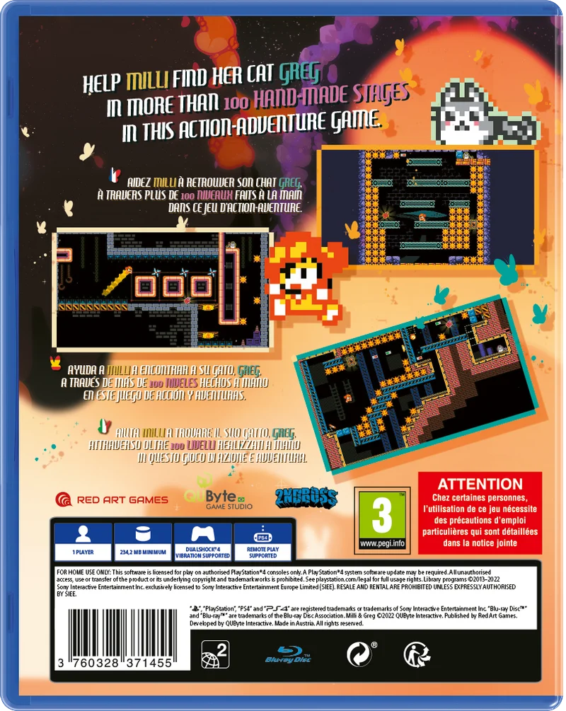 Milli & Greg Playstation 4 Edizione Europea