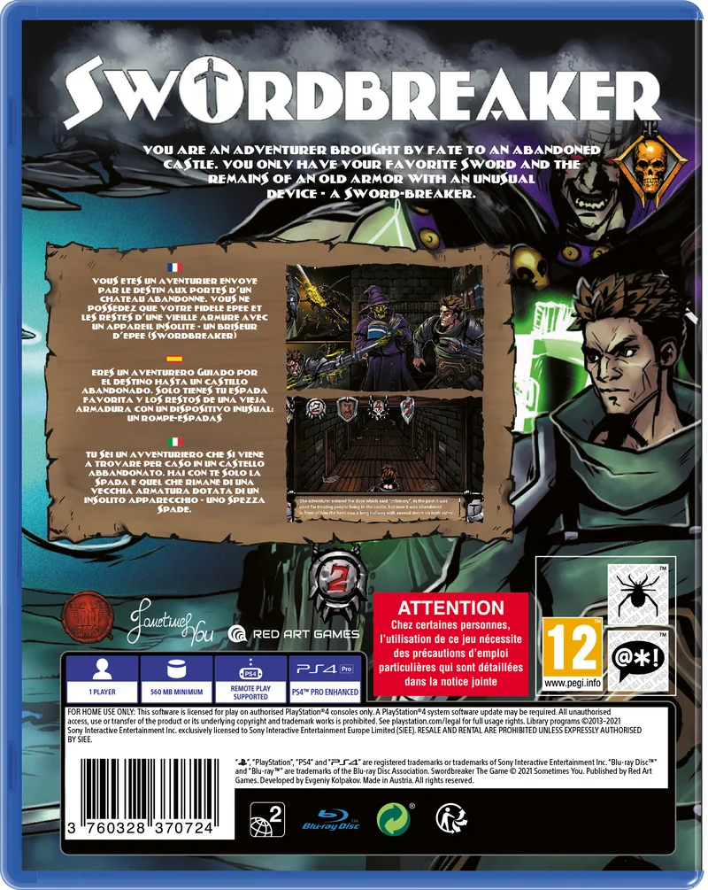 SwordBreaker The Game Edizione Europea Playstation 4