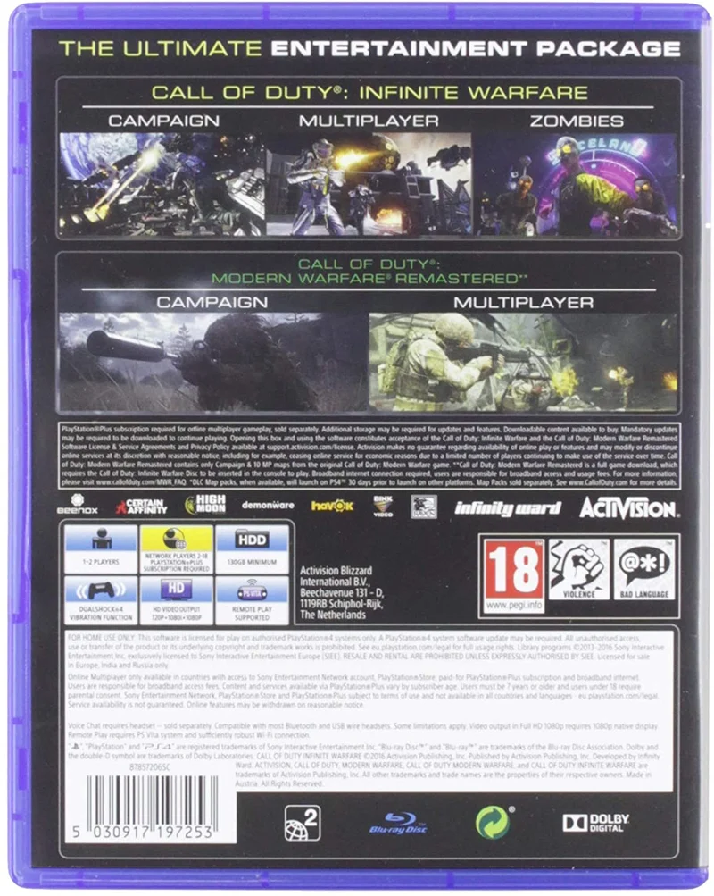 Call of Duty: Infinite Warfare - Legacy Edition (PS4)